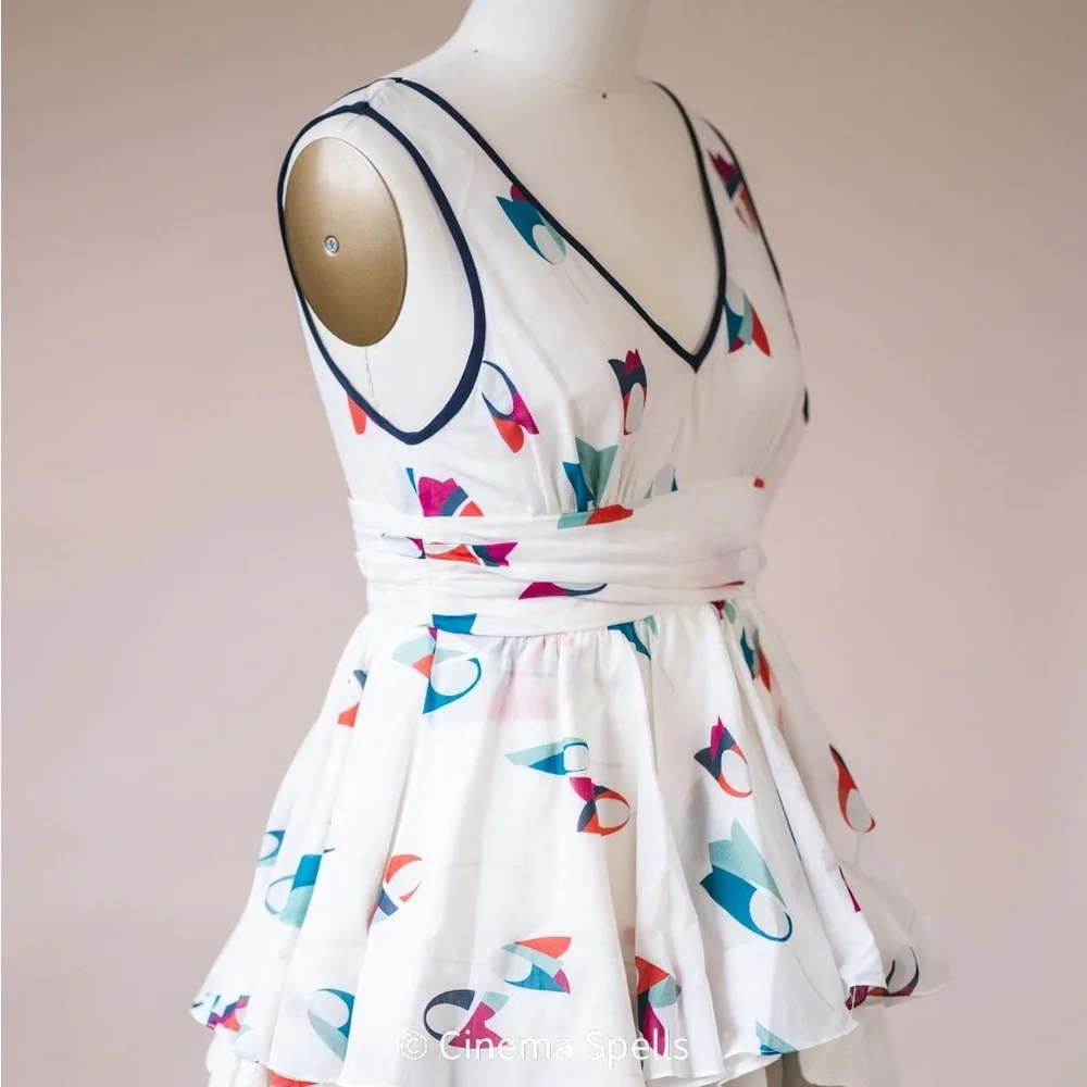 Ruffled Tunic/Dress As Seen On Zoey Deschanel In Our Idiot Brother (US 0) - Picture 2 of 6